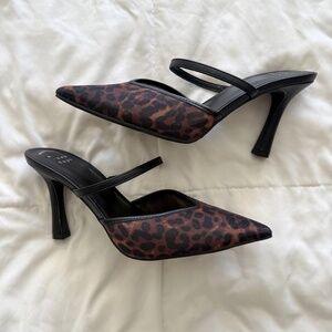 A NEW DAY Leopard Print Sonia Heels - NWOT